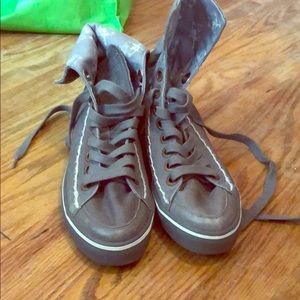 True religion gray sneakers